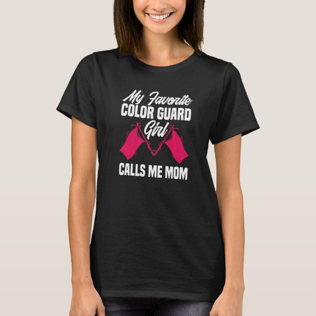 Camiseta Color Guard Mom (Frente)