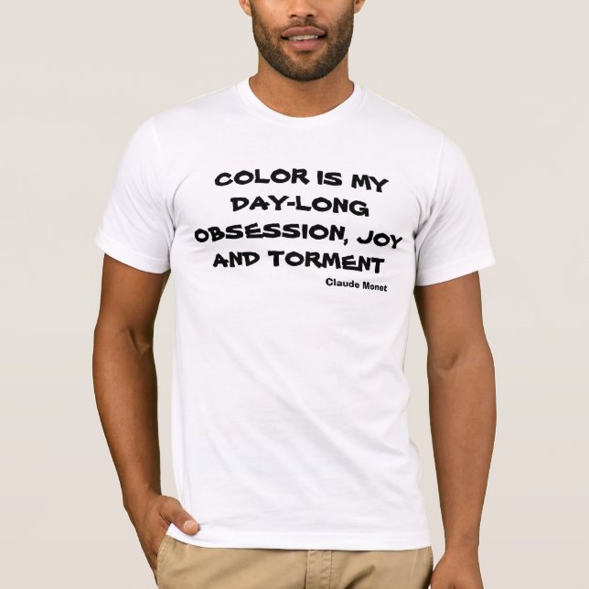 camiseta COLOR IS MY OBSESSION ARTIST (Frente)