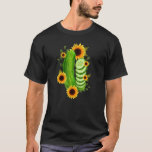 Camiseta Color Sunflower Festas Cucumber Pickle Watercolor<br><div class="desc">Color Sunflower Festas Cucumber Pickle Watercolor Aesthetics</div>