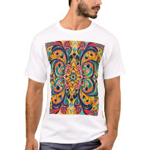 Color Symphony Mandala – Bold Psychedelic Floral