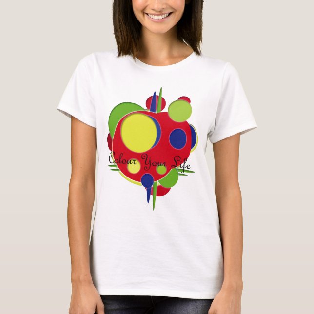Camiseta Colora sua vida (Frente)