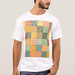 Camiseta Coloração: abstrato sem soldadura.