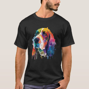 Camiseta Coloração do Hound Colorida Pop Splash Tie Dye