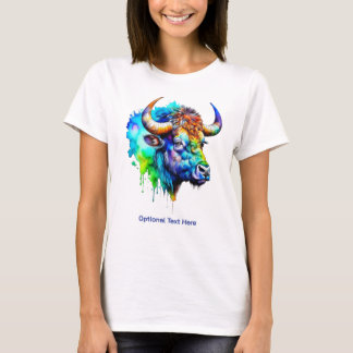 Camiseta Coloração Múltipla de Buffalo - Coloração de Água