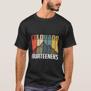 Camiseta Colorado 14Ers Hiking Fourteeners Retro Vintage Gi