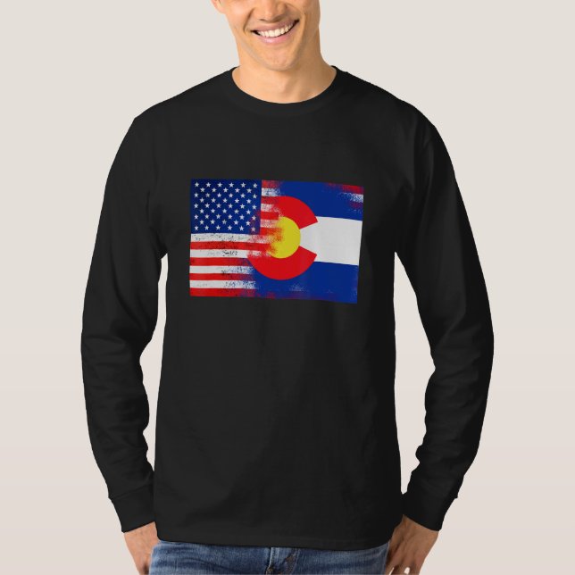 Camiseta Colorado American Flag Fusion Essential (Frente)