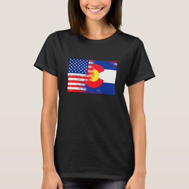 Camiseta Colorado American Flag Fusion Essential (Frente)
