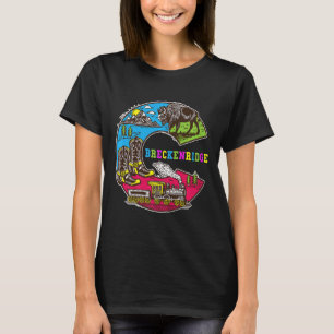 Camiseta Colorado Colorful Breckenridge Mounties Caminhando