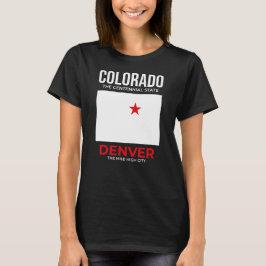 Camiseta Colorado, Denver – A Cidade de Um Milhão de Altura