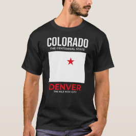 Camiseta Colorado, Denver – A Cidade de Uma Milha de Altura