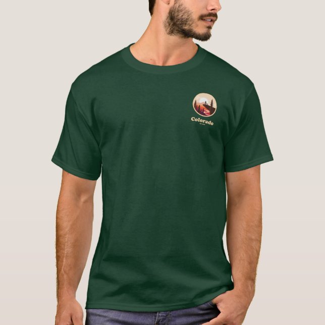 Camiseta Colorado Est 1876 Dark (Frente)