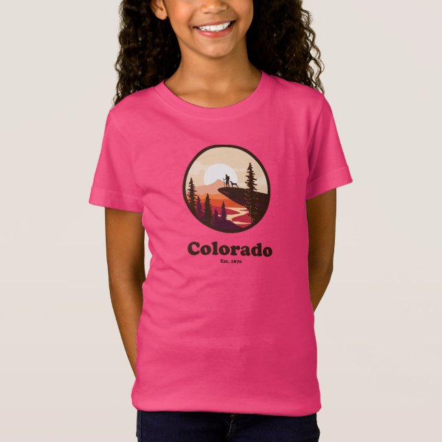 Camiseta Colorado Est 1876 Meninas'  (Frente)