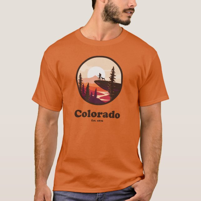 Camiseta Colorado est. 1876 T-Shirt (Frente)