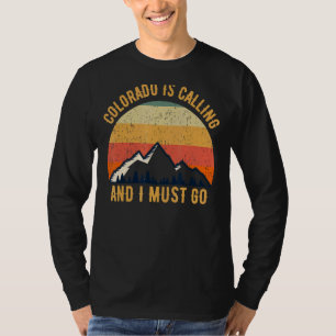 Camiseta Colorado Está Ligando E Preciso Ir Vintage Mountai