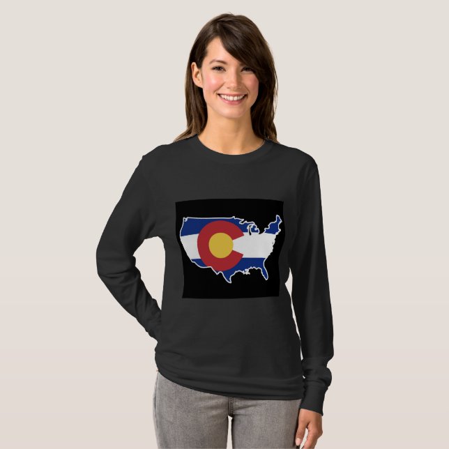 Camiseta Colorado EUA (Frente Completa)
