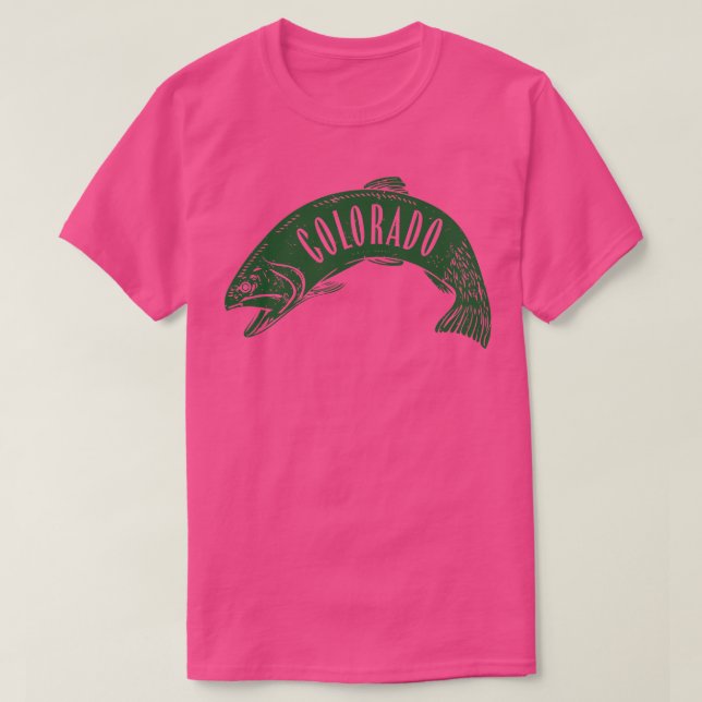 Camiseta Colorado Fish Wordmark Green (Frente do Design)
