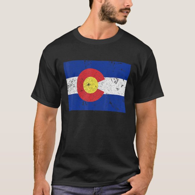 Camiseta Colorado Flag (Frente)