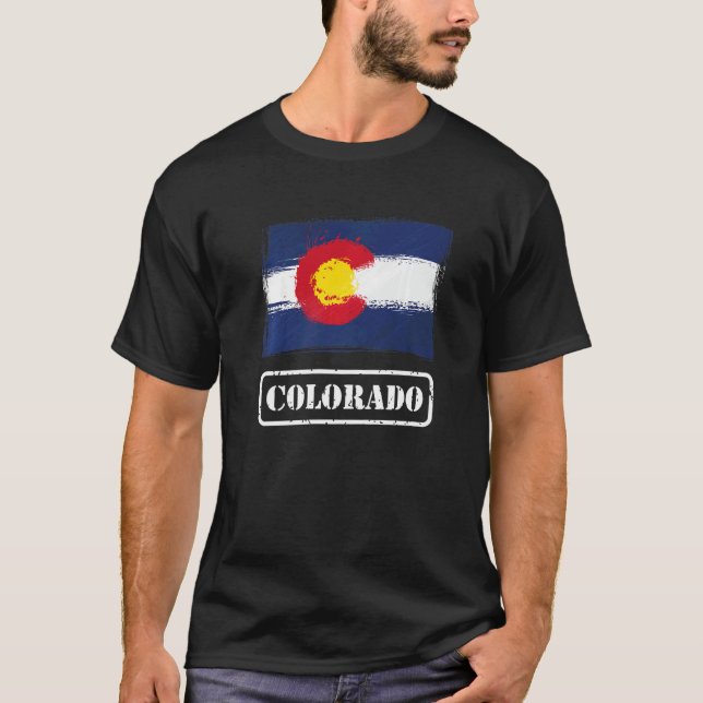 Camiseta Colorado Flag (Frente)