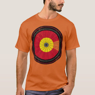 Camiseta Colorado Flag Bike Wheel