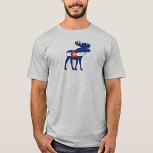 Camiseta Colorado Flag Moose