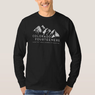 Camiseta Colorado Fourteeners Rocky Mountain State Hiker Tr