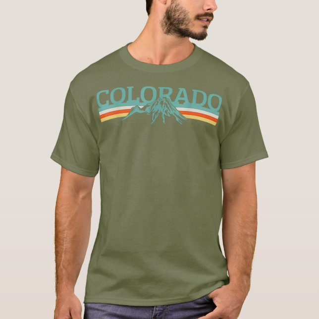 Camiseta Colorado Hiking Camping (Frente)