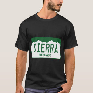 Camiseta Colorado License Plate - Serra