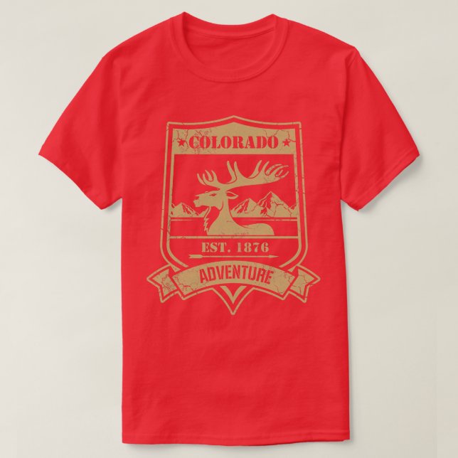 Camiseta Colorado Mountain Adventure (Frente do Design)