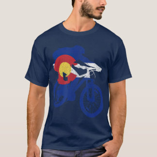 Camiseta Colorado Mountain Bike MTB Flag Mountain