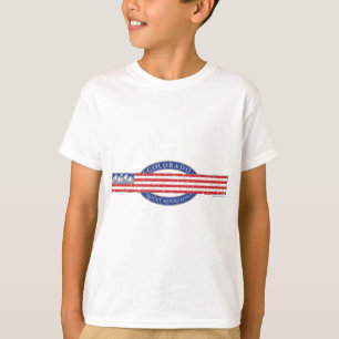 Camiseta Colorado Mountain USA Flag