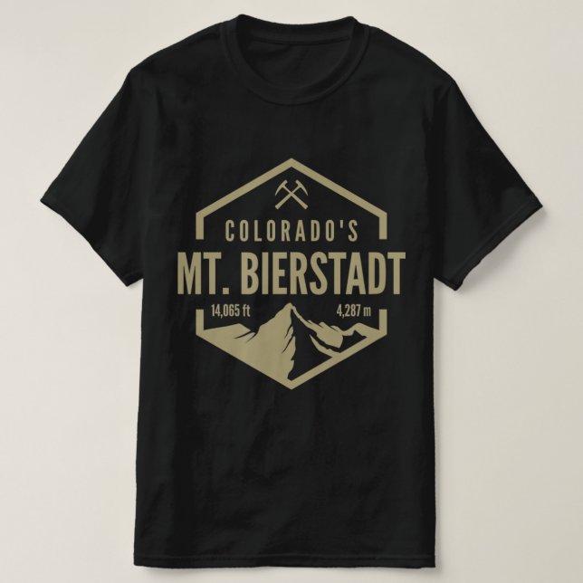 Camiseta Colorado Mt Bierstadt (Frente do Design)