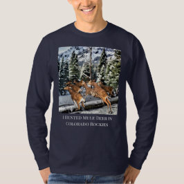 Camiseta Colorado Mule Deer Hunting Mens