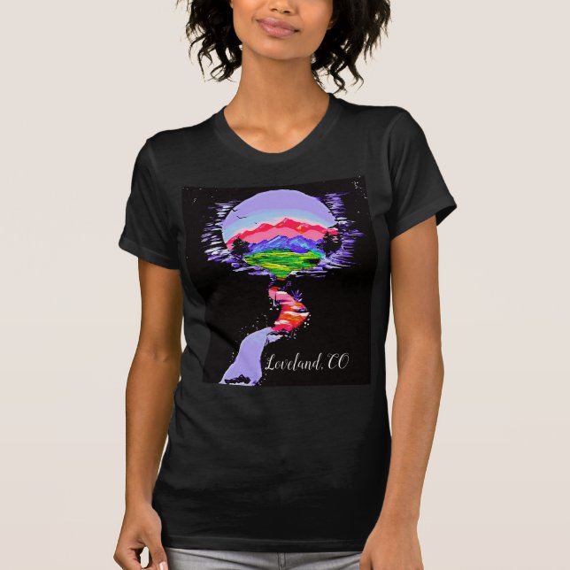 Camiseta Colorado Nightsky, T-Shirt feminina (Frente)