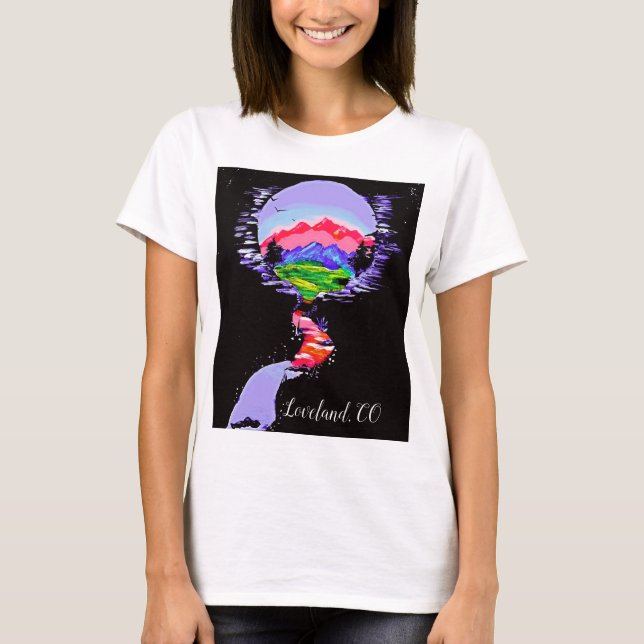 Camiseta Colorado Nightsky, T-Shirt feminina (Frente)