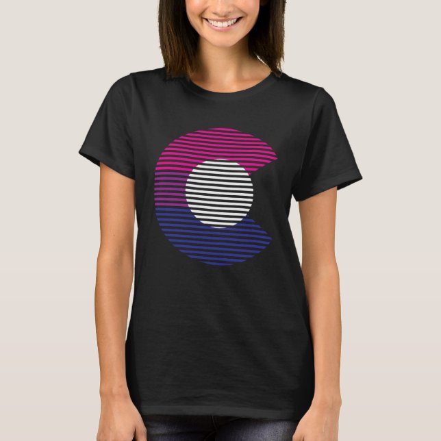 Camiseta Colorado Pride State C Bisexual Flag (Frente)