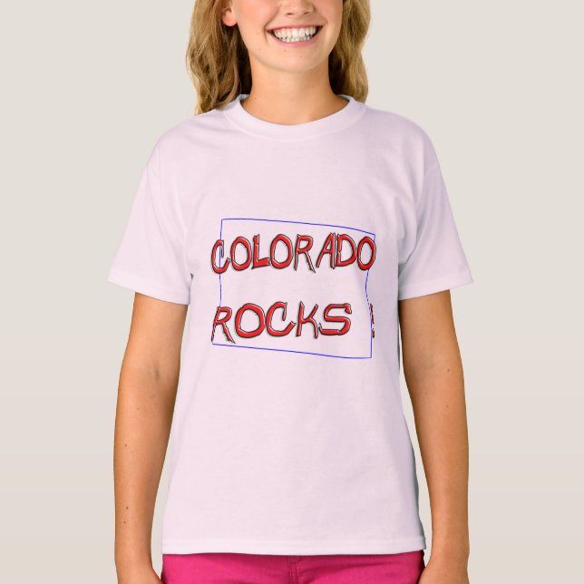 Camiseta Colorado ROCKS (Frente)