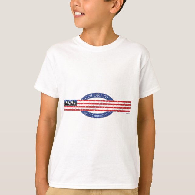 Camiseta Colorado Rocky Mounties (Frente)
