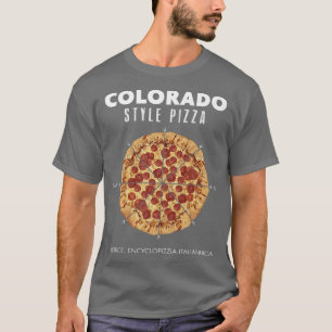 Camiseta Colorado Style Pepperoni Mile High Itália Pie Regi