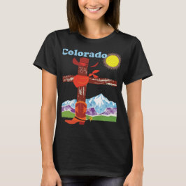 Camiseta Colorado Totem Mountain, Viagem Rústica e Retro