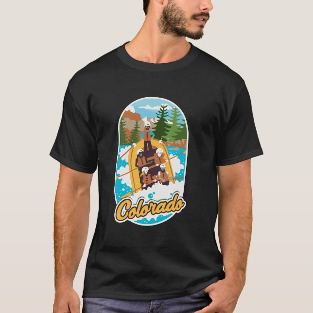 Camiseta Colorado Whitewater Rafting (Frente)