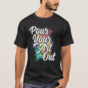 Camiseta Colore A Cor Da Pintura Do Artista Pintor De Pintu