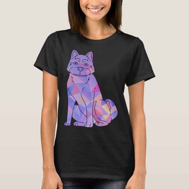 Camiseta Colorful Akita (Frente)