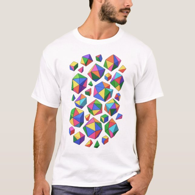 Camiseta Colorful Cubes (Frente)