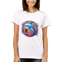 Colorful Dolphin Mandala Art