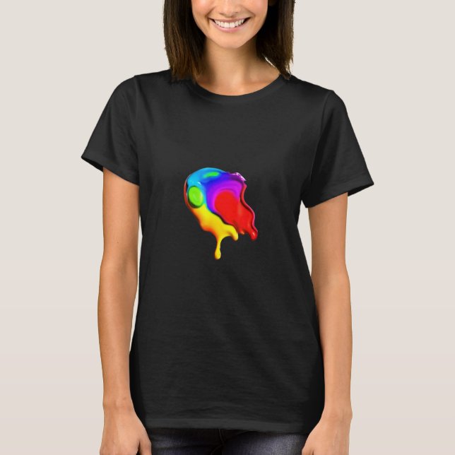 Camiseta Colorful drop (Frente)