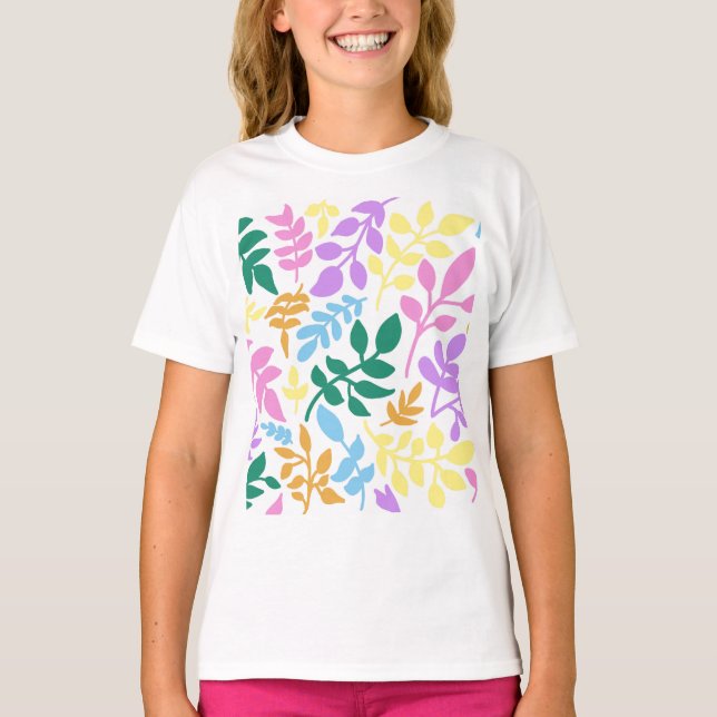 Camiseta Colorful foliage (Frente)