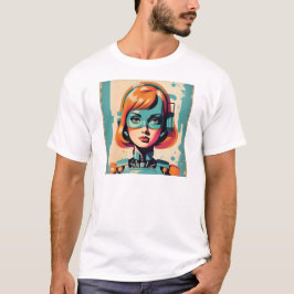 Camiseta Colorful Futuristic Heroine