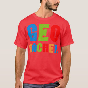 Camiseta Colorful Geocacher Arrows