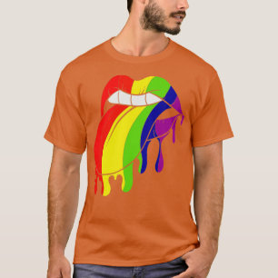 Camiseta Colorful Lips LGBT