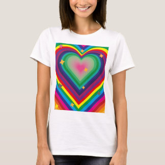 Camiseta Colorful Love T-Shirt for Women